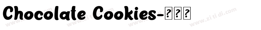 Chocolate Cookies字体转换